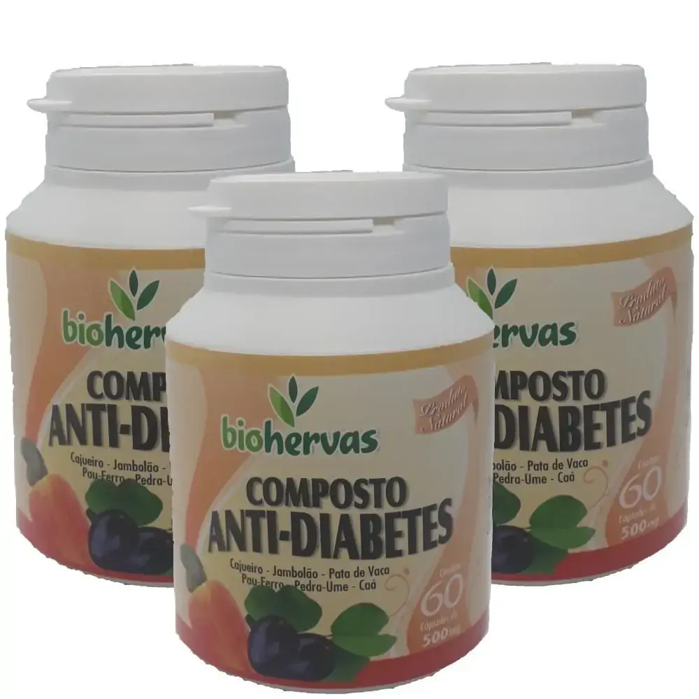 Composto Anti Diabetes 60caps Line Ervas
