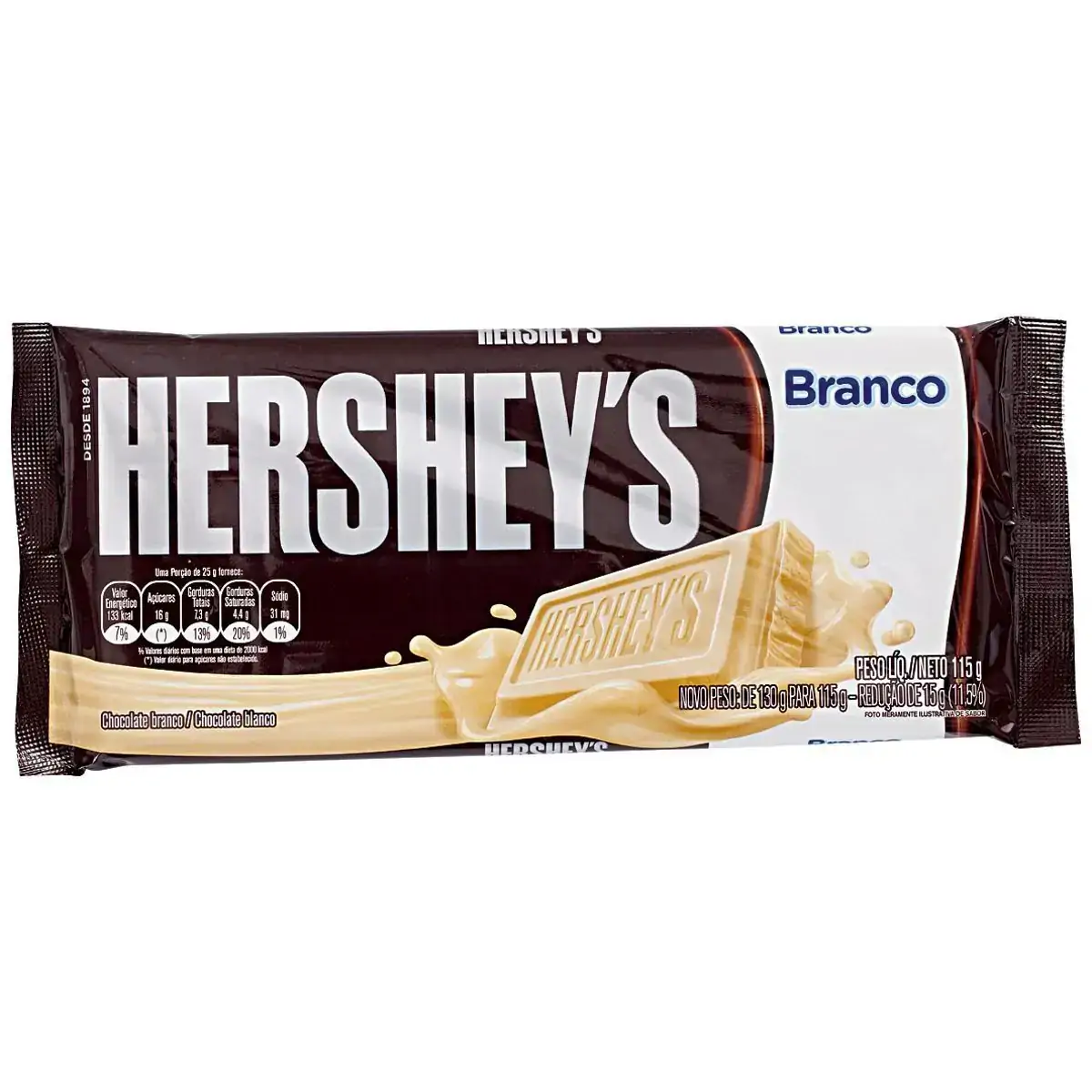 Choc.hersheys 115g Branco