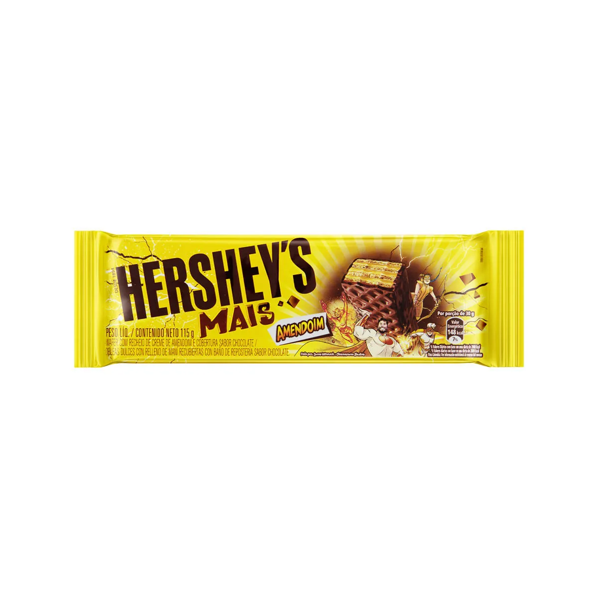 Chocolate ao Leite com Creme de Amendoim Hershey's Mais 115g
