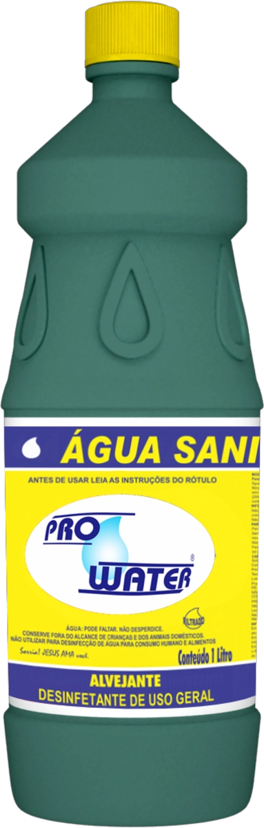 água Sanitária Pro Water Frasco 1l