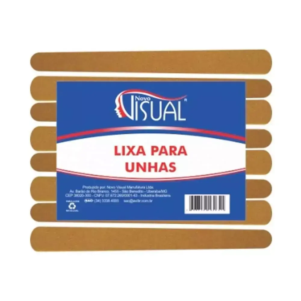 Lixa Parda C/144 Unidades Novo Visual