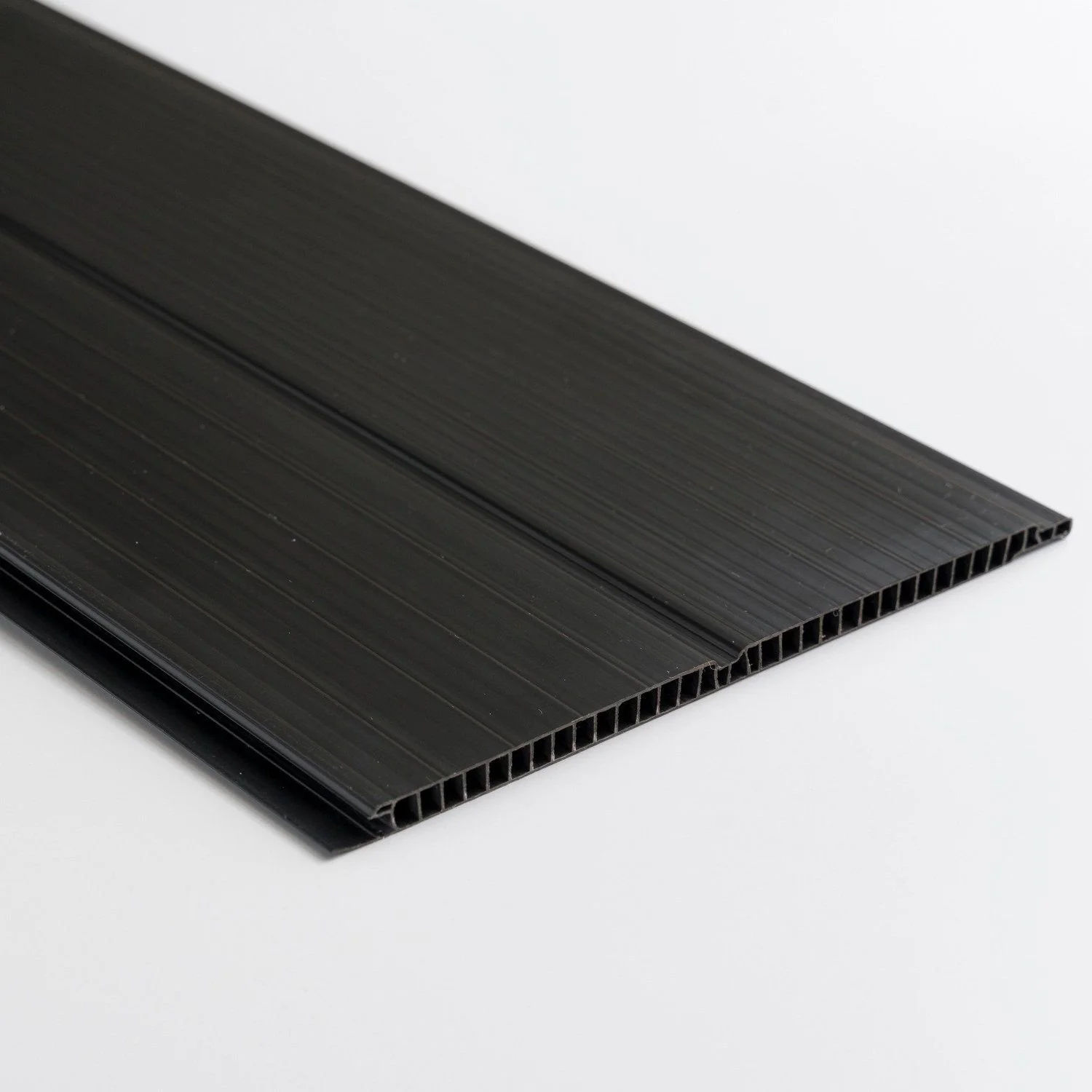 Forro De Pvc Duplo Frisado 8mm X 20cm X 3m Belplast - Caixa Com 7,2m2 - Caixa Com 7,2m2 - Preto