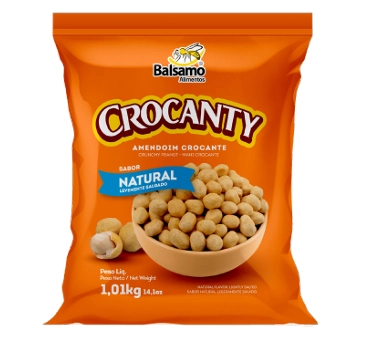 Amendoim Crocanty Natural Balsamo Alimentos 1,01kg