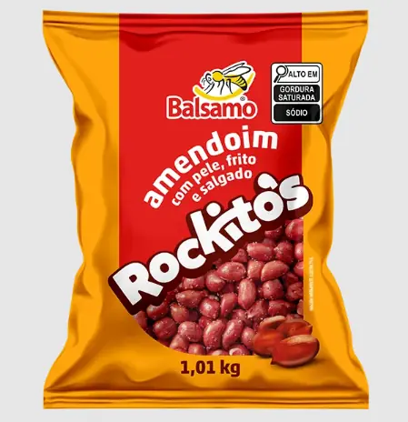 Rockitos Frito C/pele 1,01kg Doces Balsamo
