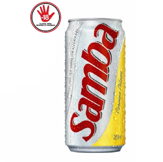 Cerveja Pilsen Samba Lata 269ml