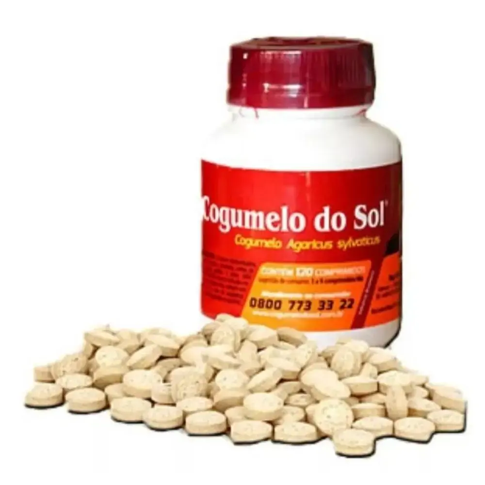 Cogumelo Sol 600mg 120caps Cogumelo Do Sol