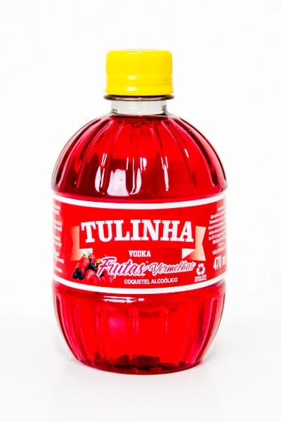 Cachaca Tulinha 470ml Frutas Vermelhas