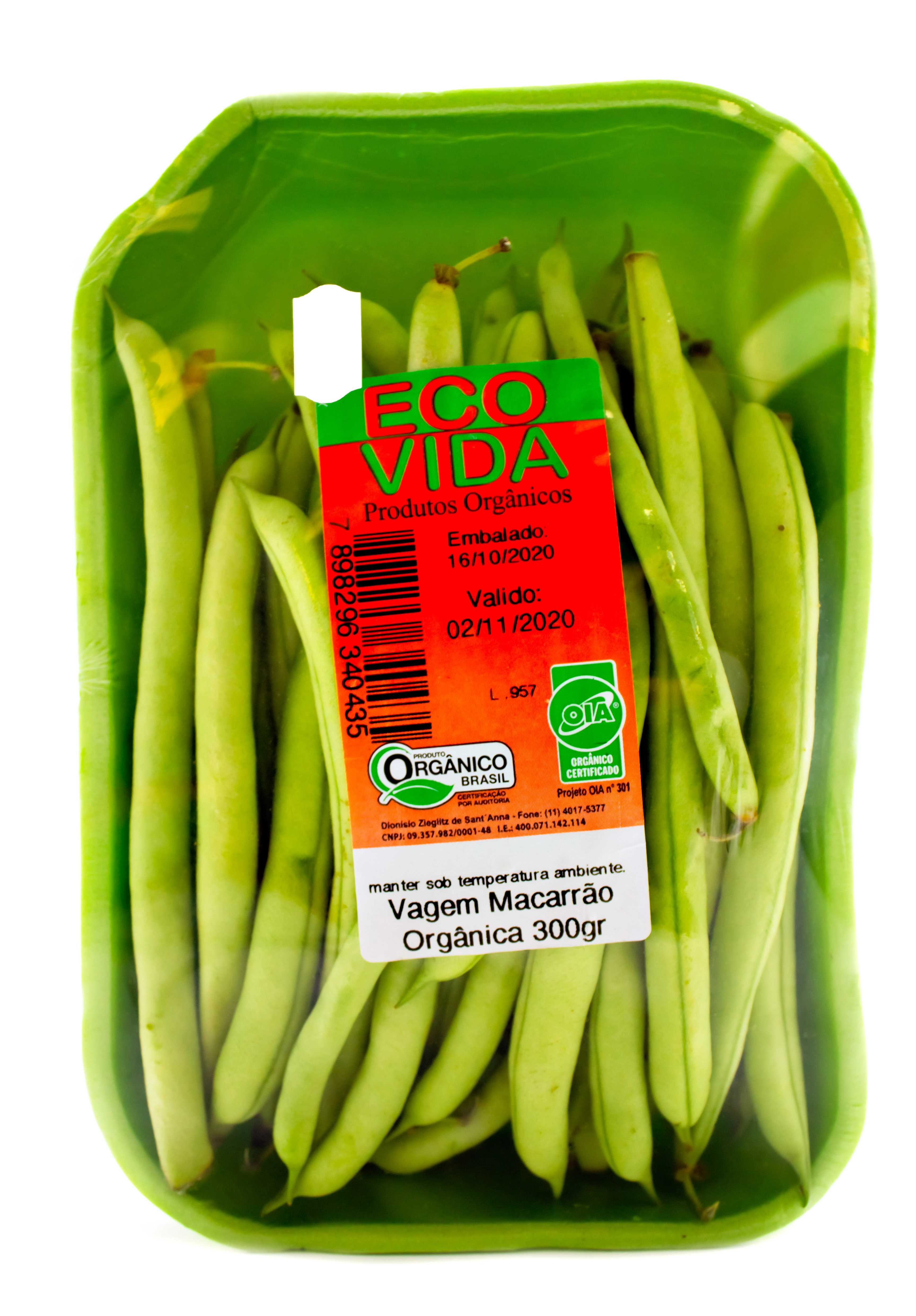 Vagem Macarrao Organ Bdj 300gr