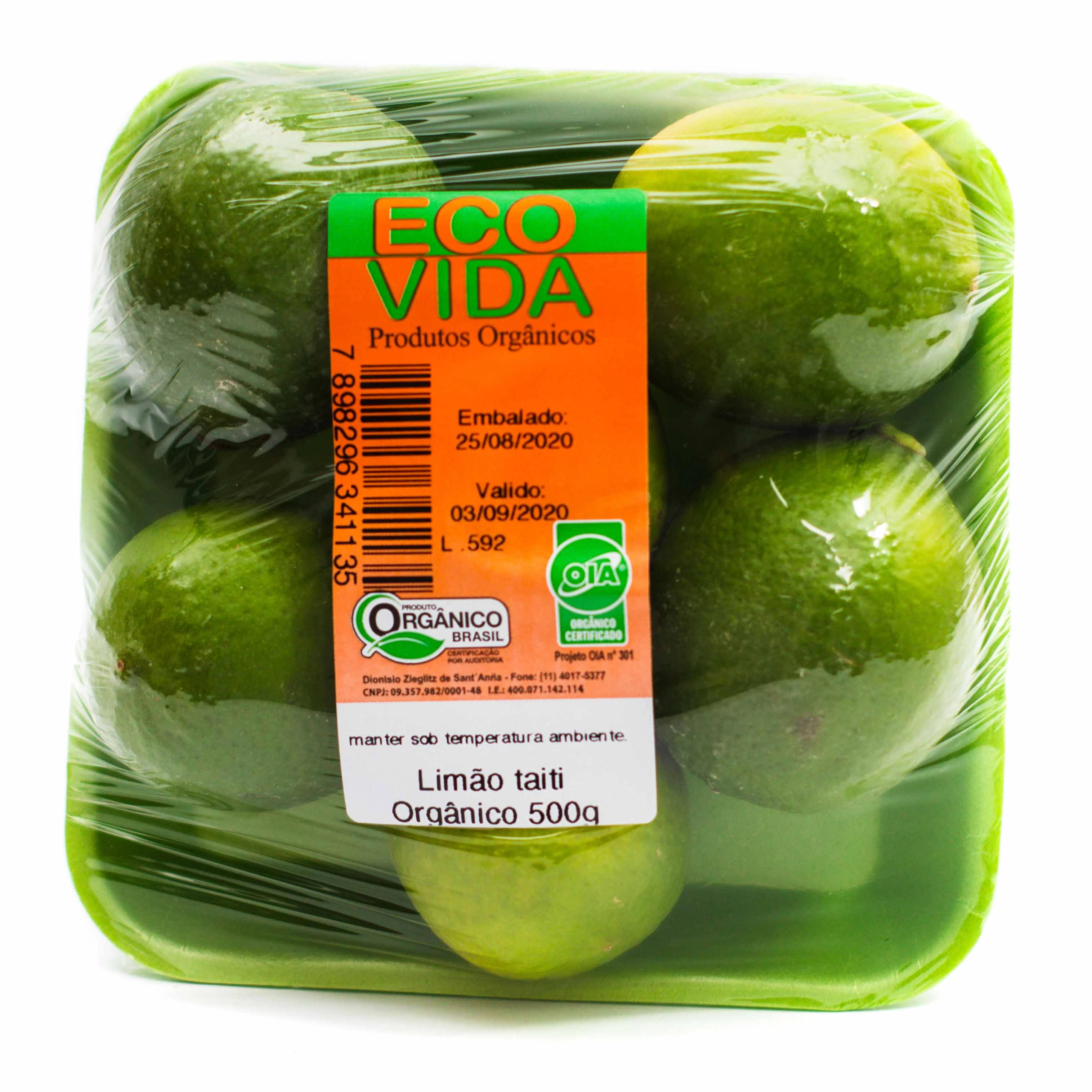 Limao Eco Vida 750gr Organico Bdj