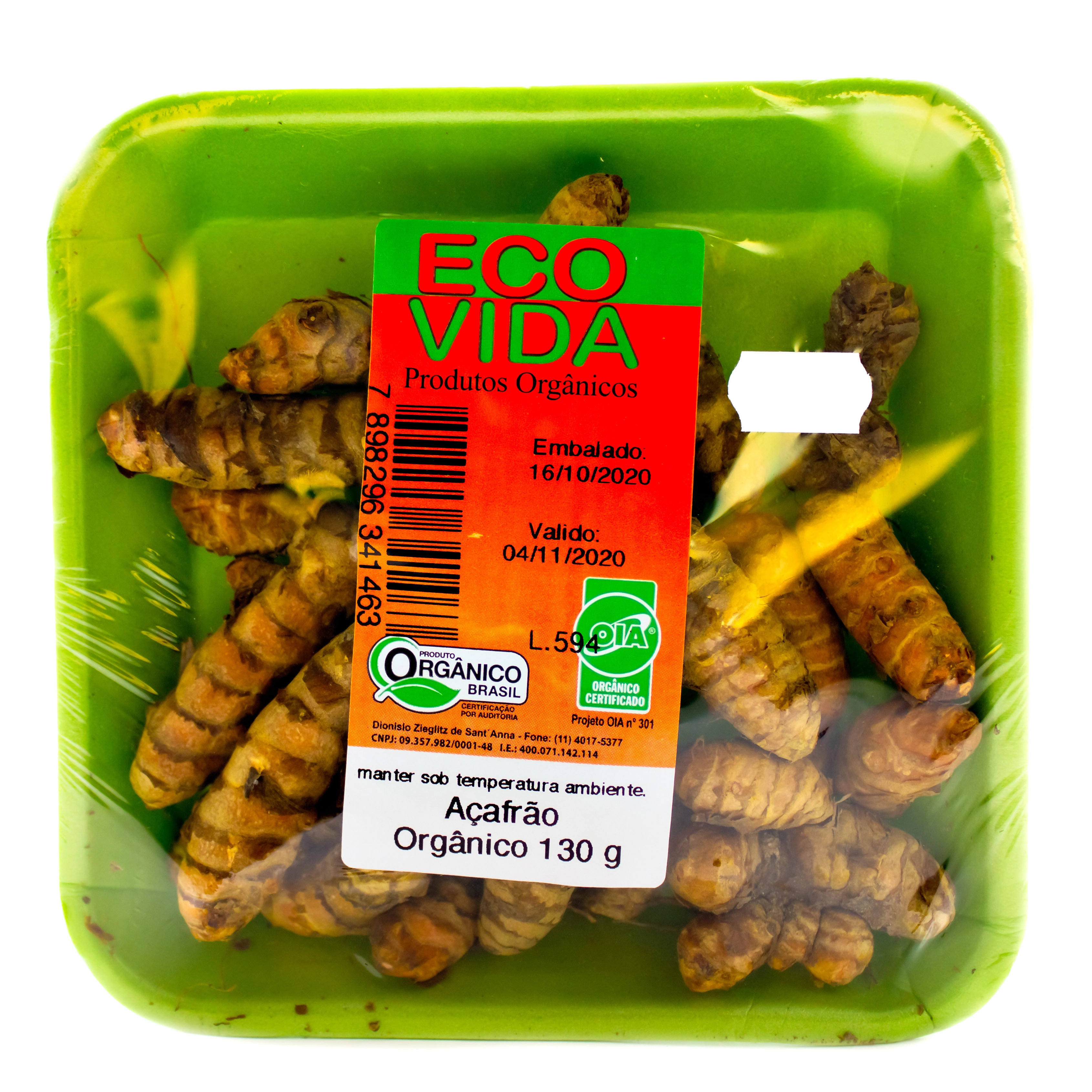 Acafrao Org Ev Bandeja 130g
