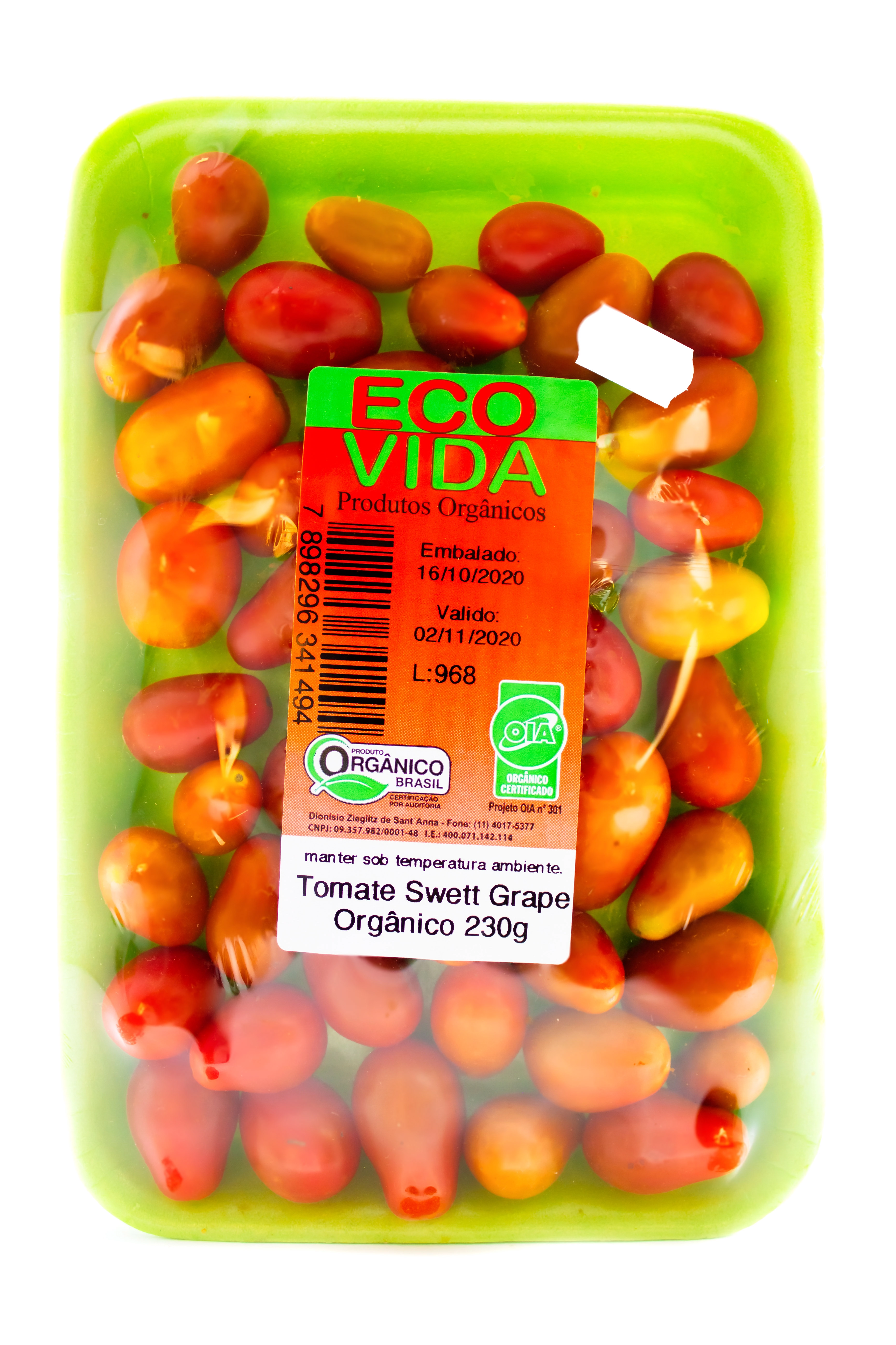 Tomate Swett Grape Org Ev Bandeja 230gr