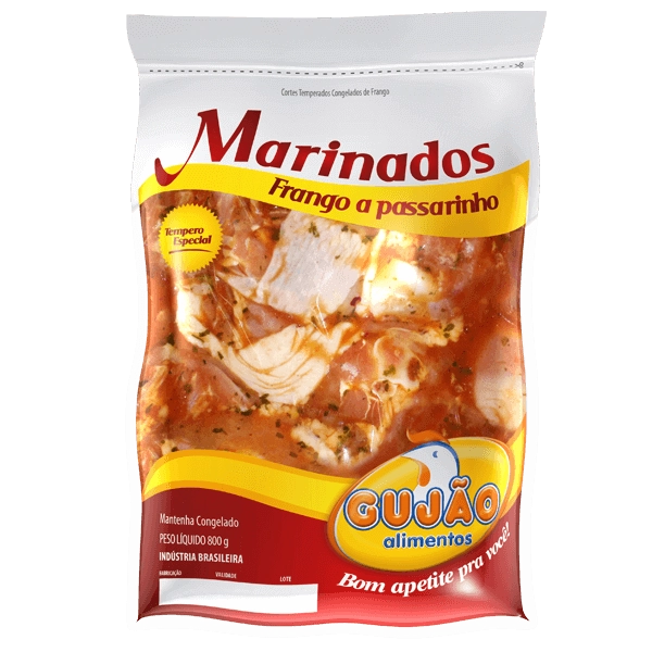 Frango A Passarinha Gujao 800 G