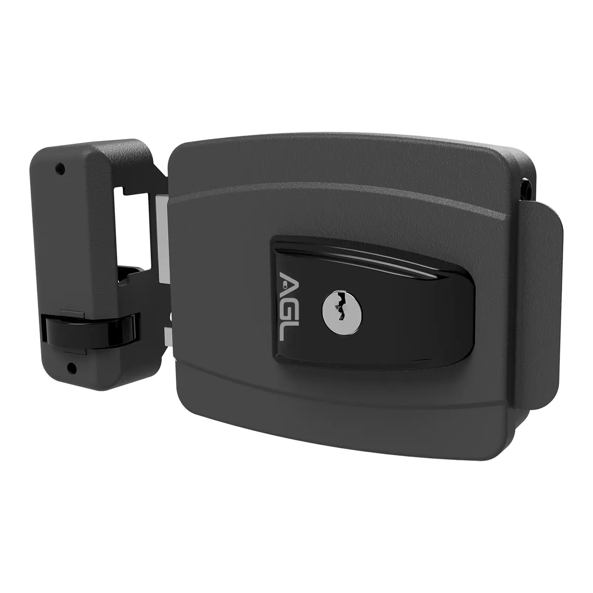 Fechadura Al100 42mm Abert Inter Furação Conv 110v Cinza Agl