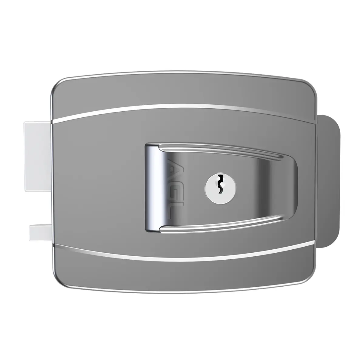 Fechadura Ix100 Inox Ajust Interna 12v Furação Especial Agl