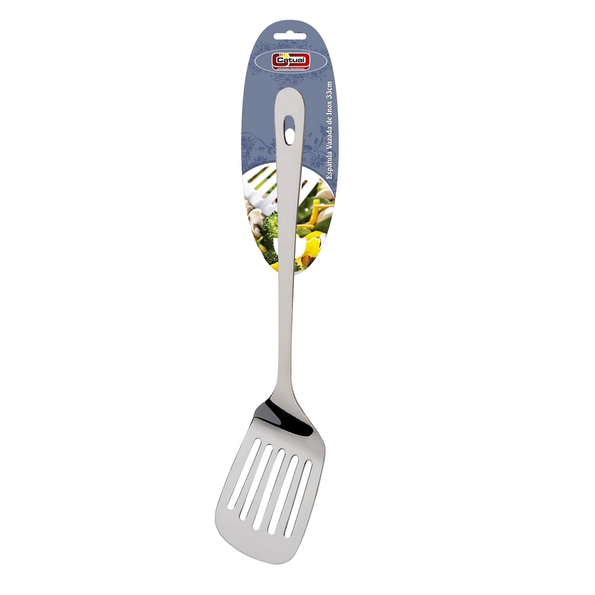 Espatula Vasada Inox 33cm Catuai