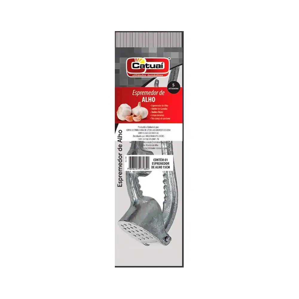 Espremedor Alho Utilid 15cm Re Millenium
