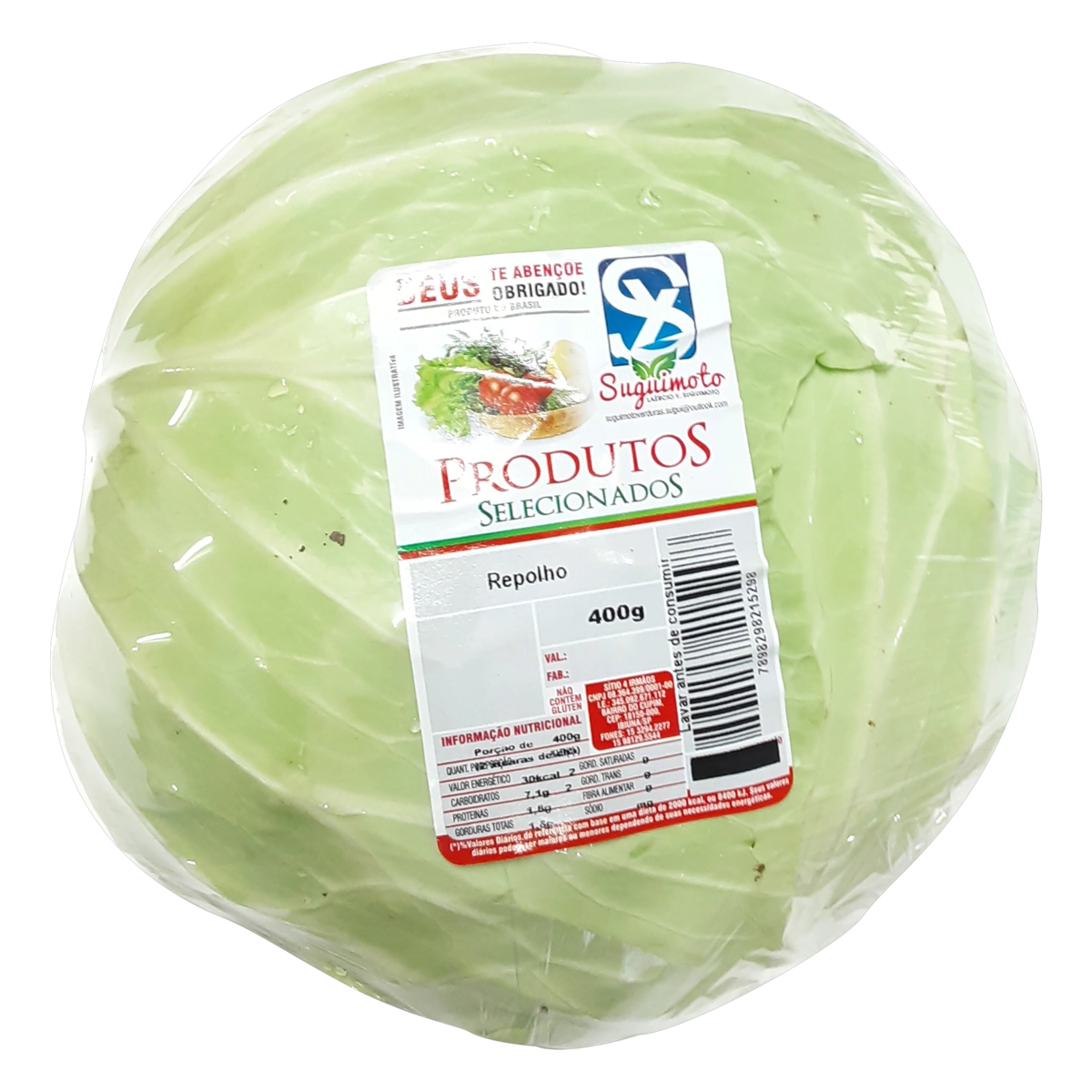 Repolho Verde Suguimoto 400g