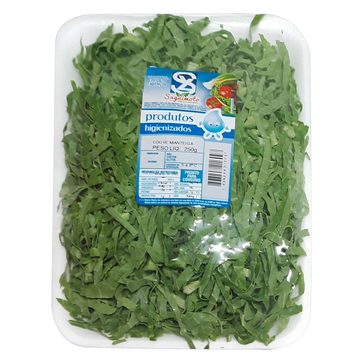 Couve Manteiga Higienizado Suguimoto 250g