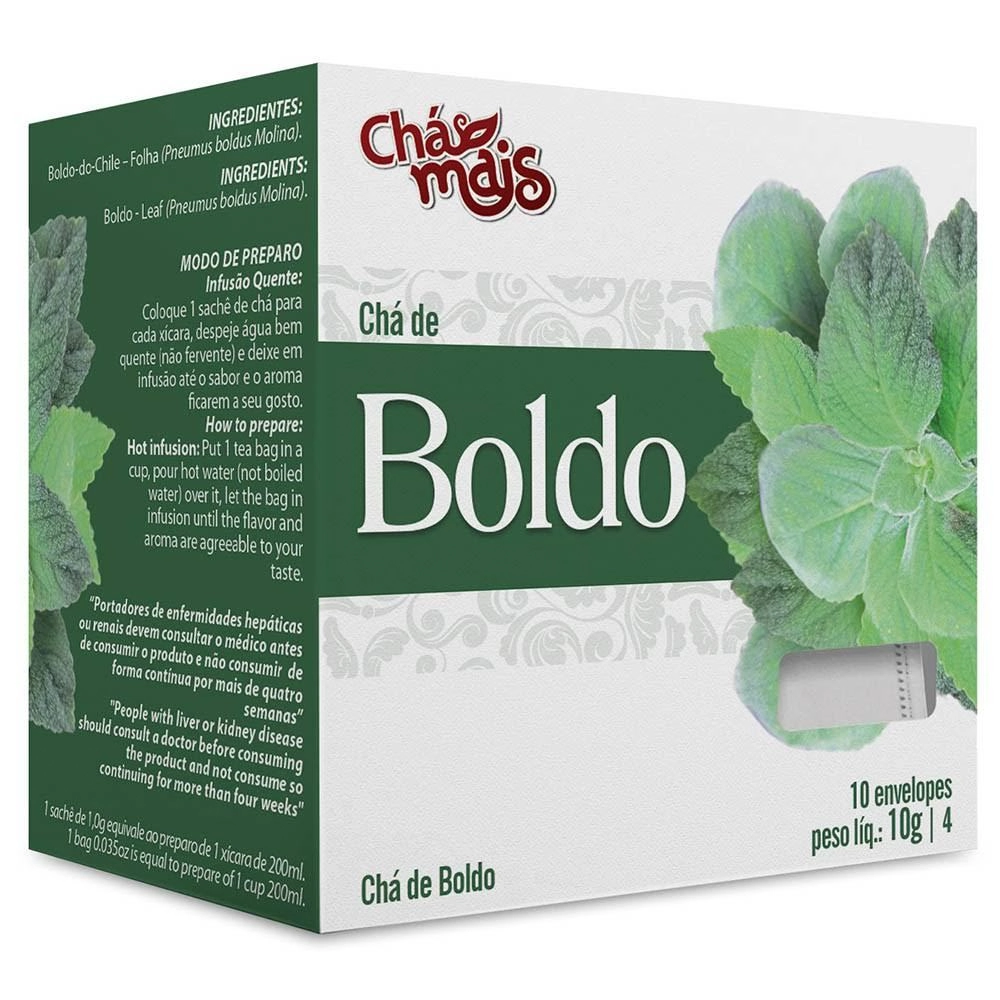 Chá De Boldo 10 Sachês 1g Chámais