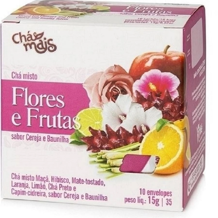 Chá Flores E Frutas 10 Envelopes 15g Chamais