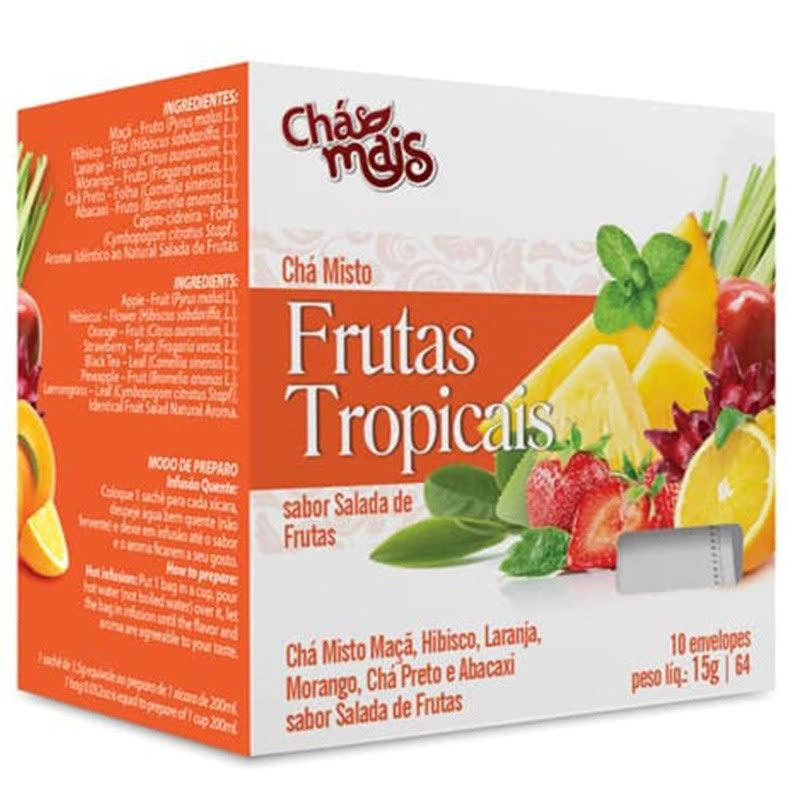 Chá Frutas Tropicais 10 Sachês 1500mg Chámais