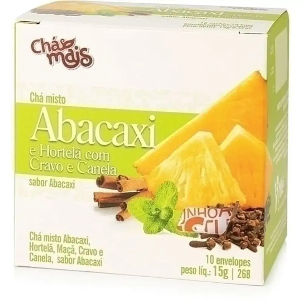 Chá de Abacaxi, Hortelã, Cravo e Canela 15G CHA MAIS