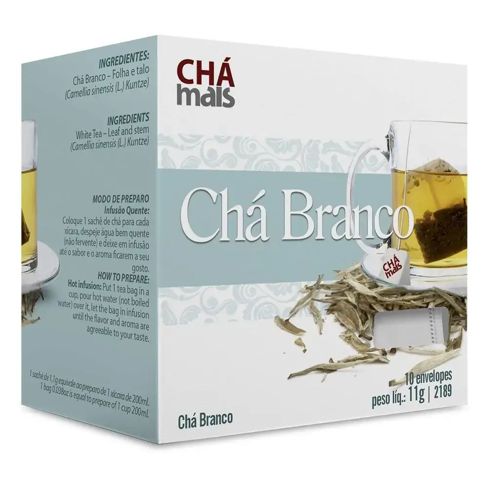 Chá Branco Cx10 Sachês De 1,1g Chámais