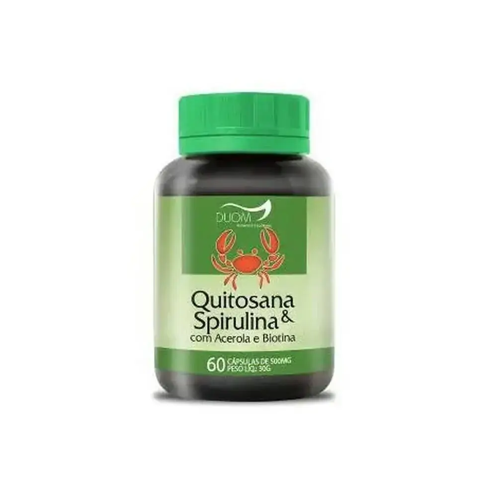 Quitosana E Spirulina 60cap