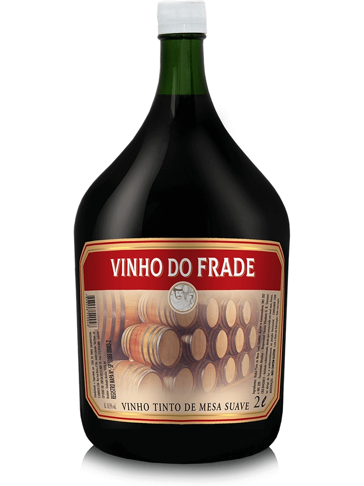 Vinho Do Frade Tinto De Mesa Suave 2 Lt