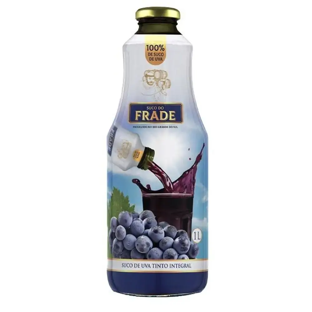 Suco Do Frade 1l Uva Tinto Integral