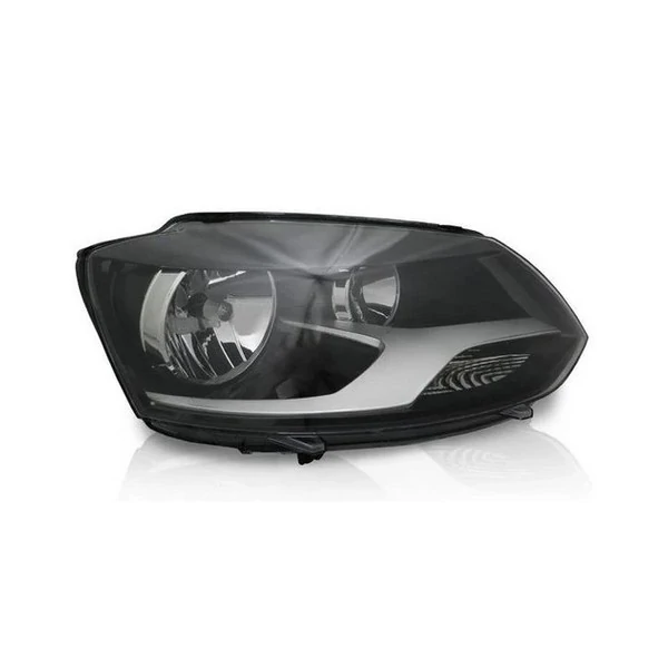 Farol Principal Lado Direito Máscara Negra Birefletor H7/H1 - FABRICIO FAR0134