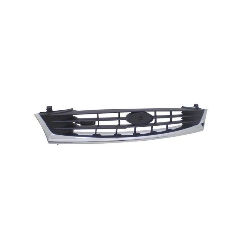 Grade do Radiador FORD COURIER/FIESTA Preta com Moldura Cromada - KJ J40539C