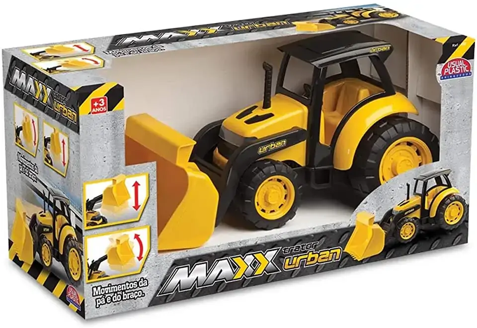 Brinquedo Usual Menino Maxx Trator Urban
