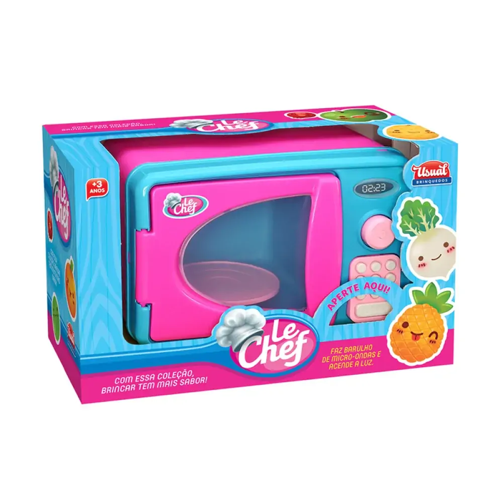 Brinquedo Usual Menina Microondas