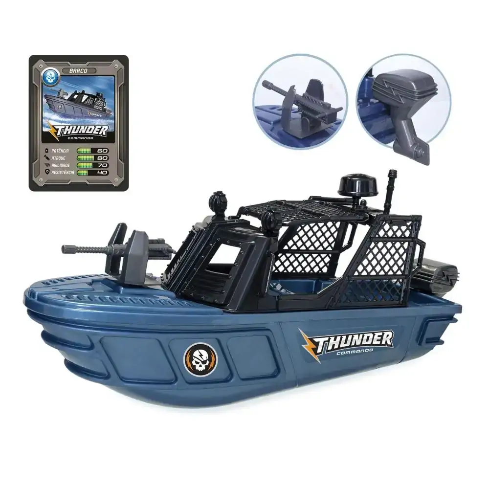 Brinquedo Barco Thunder Commando Usual