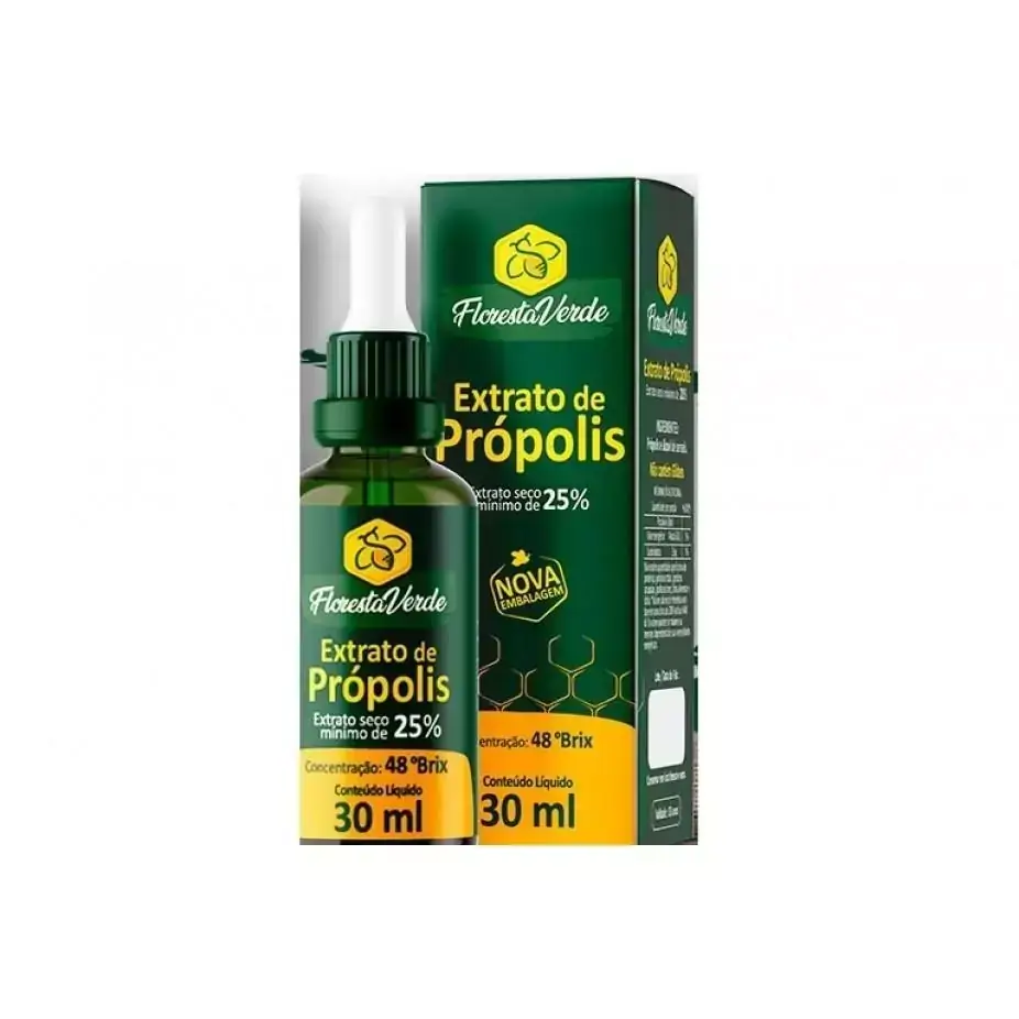 LOJA - EXTRATO DE PRÓPOLIS 25% (30ML) - FLORESTA VERDE