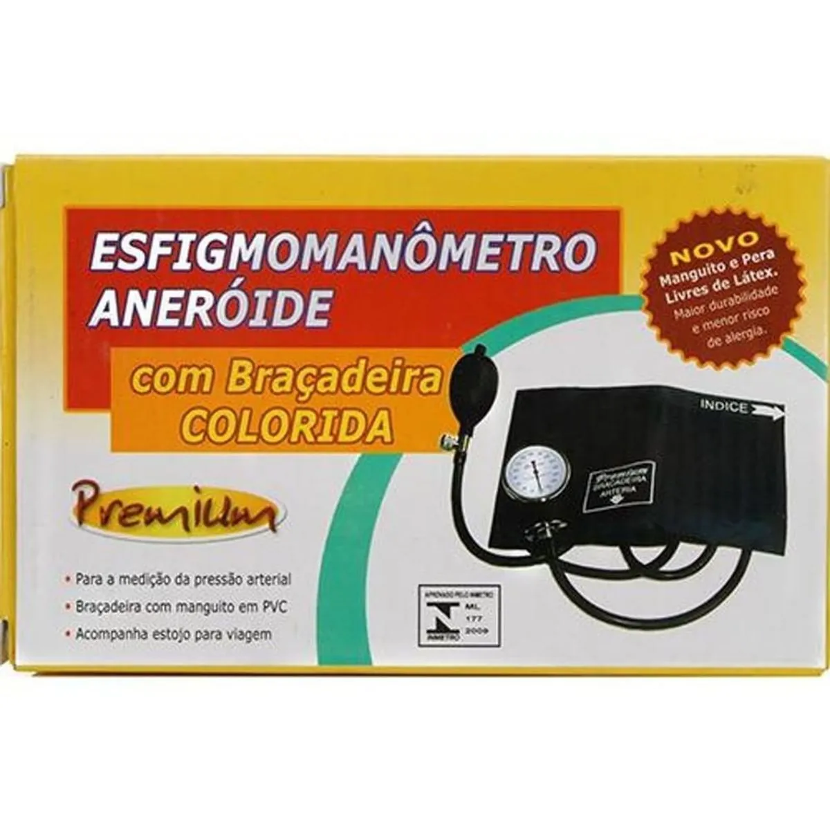 Esfigmomanometro Aneróide - Premium (Azul) Azul
