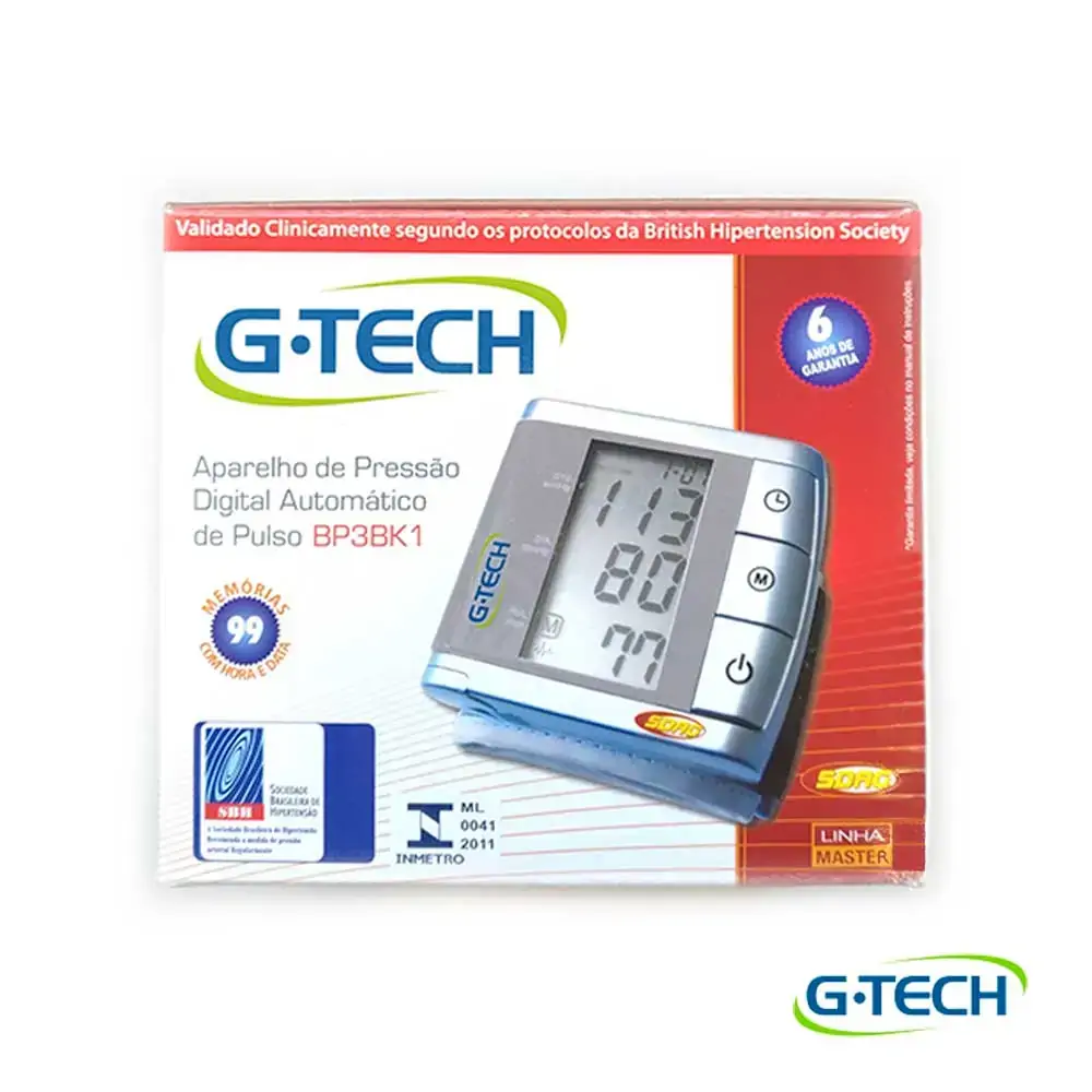 Aparelho de Pressão Digital Pulso BP3BK1