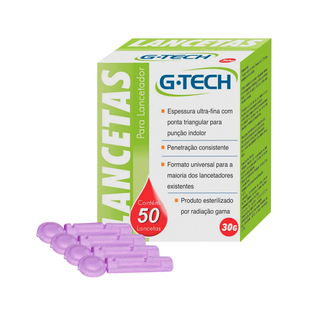 Lancetas P/ Lancetador G Tec C/50