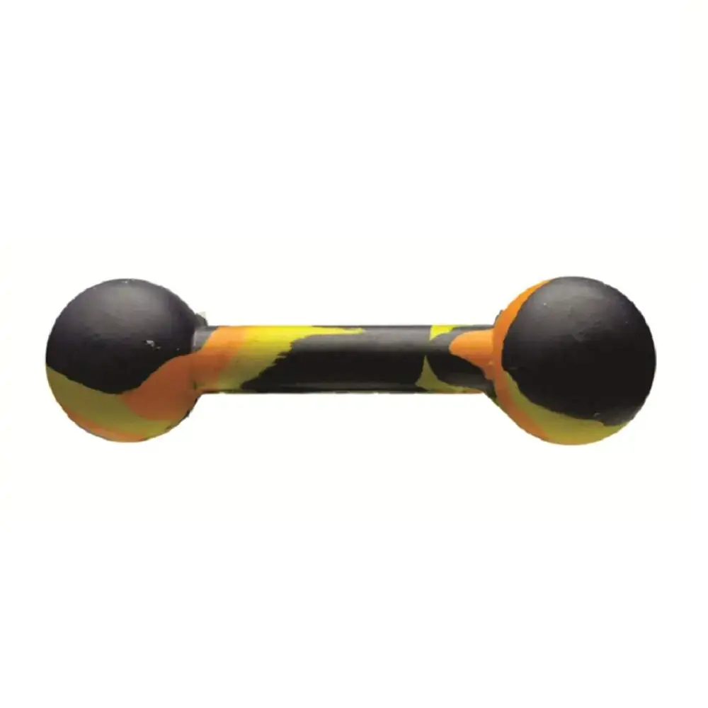 Brinquedo Lcm Cães Halteres Verde E Amarelo