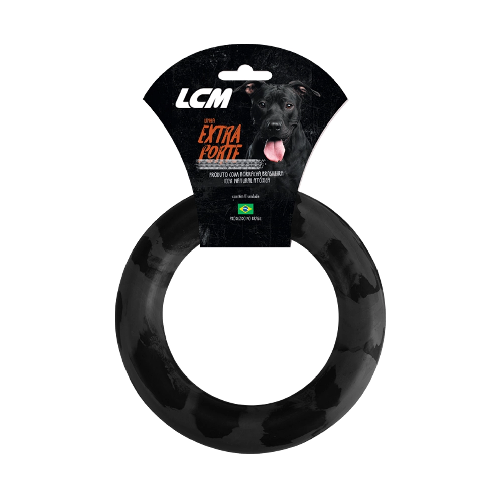 Brinquedo Anel Extra Forte Maciço de Borracha LCM G