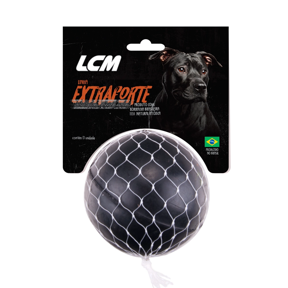 Brinquedo Bola Borracha Extra Forte Lcm Para Cães