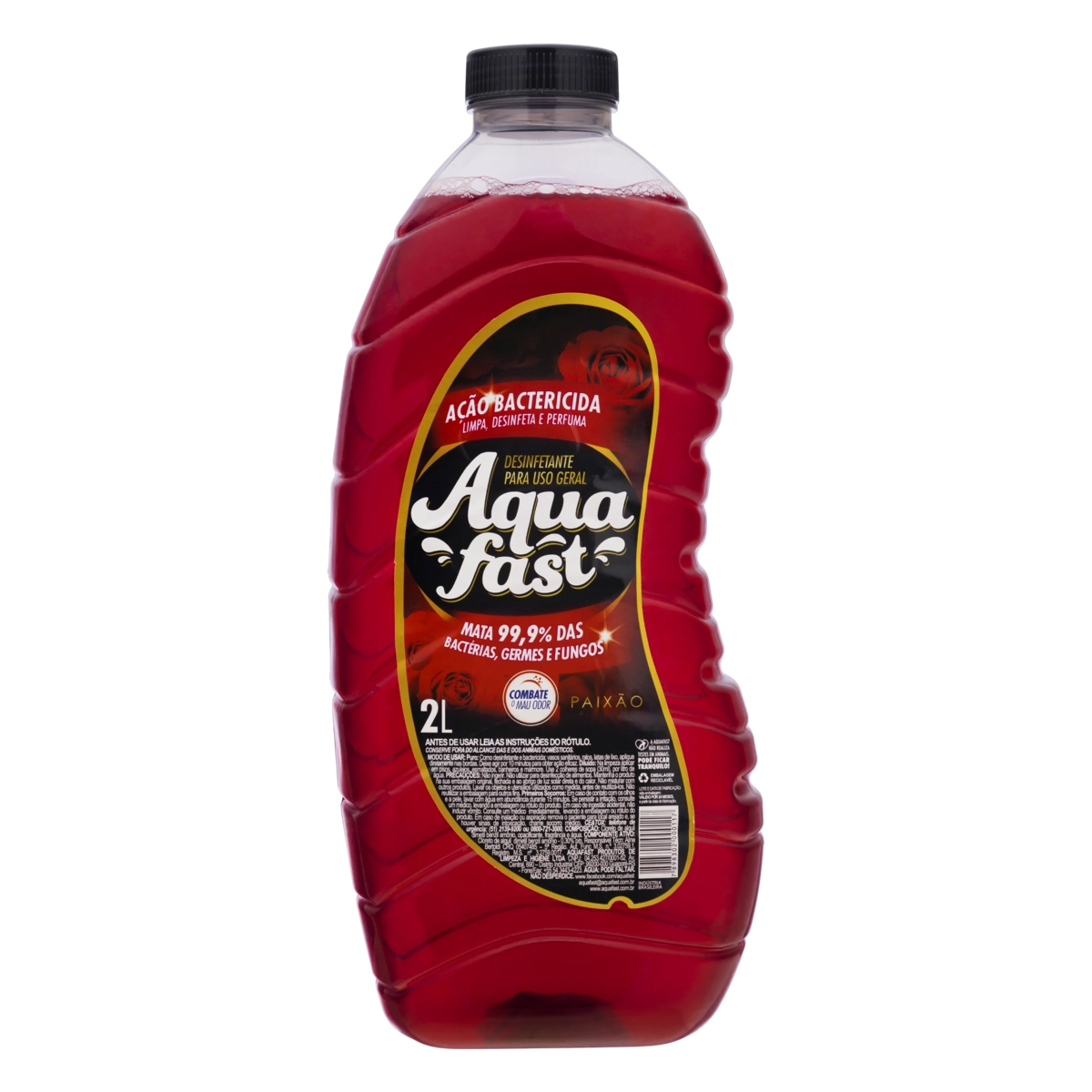 Desinfetante Uso Geral Paixão Aquafast Frasco 2l