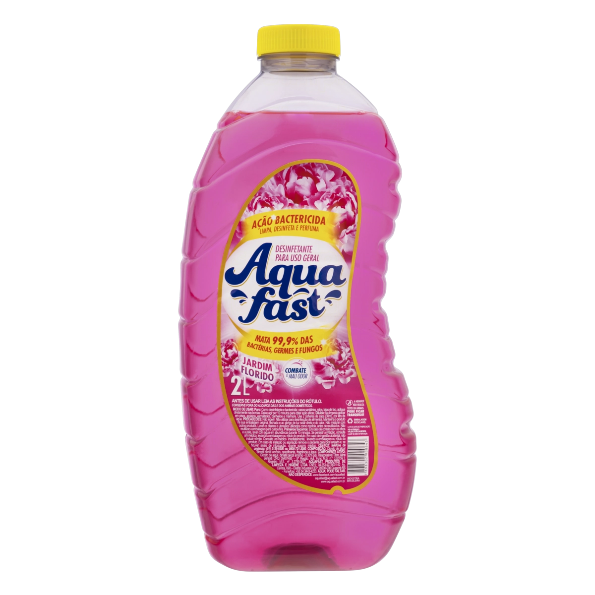 Desinfetante Bactericida Jardim Florido Aquafast Frasco 2l