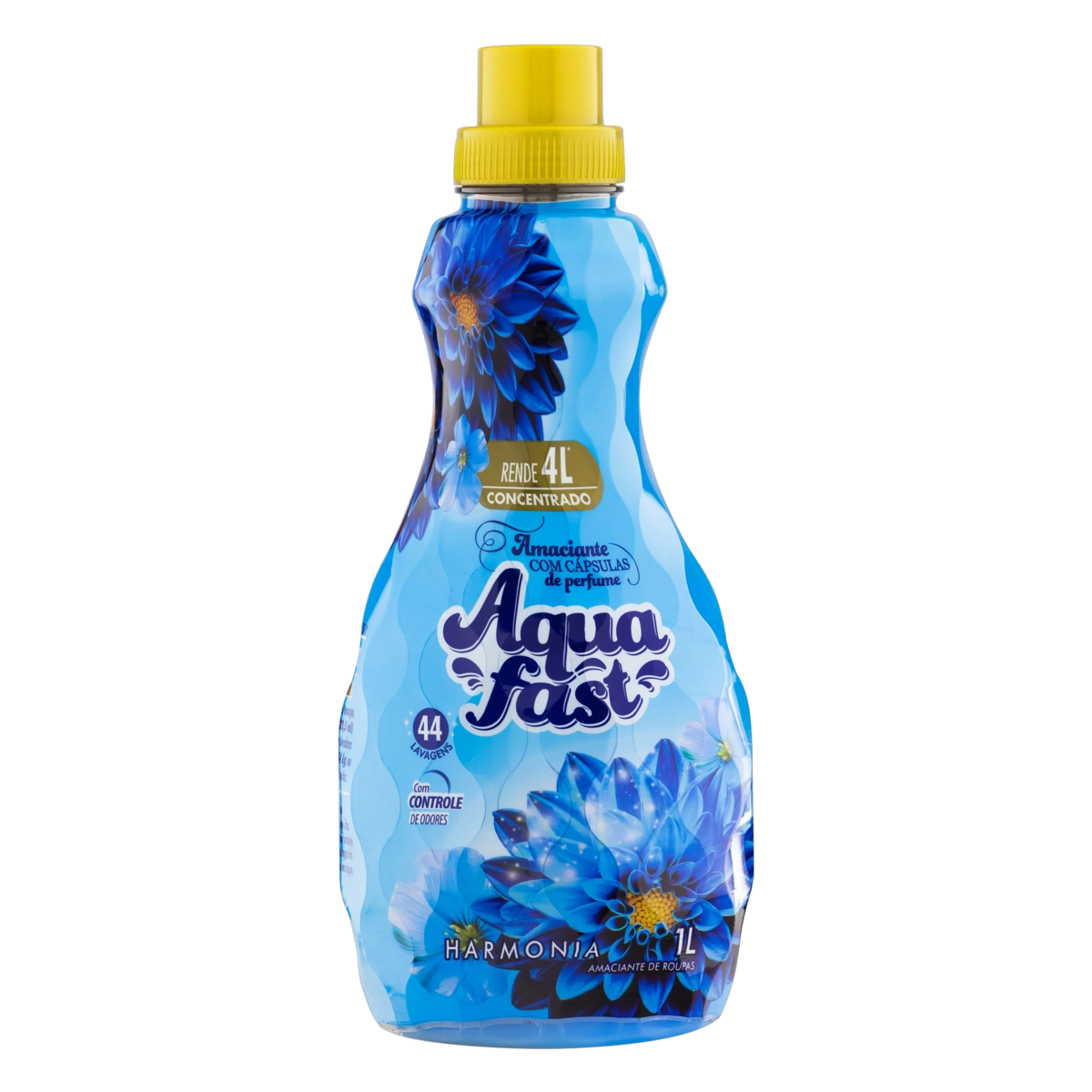 Amaciante De Roupa Concentrado Harmonia Aquafast Frasco 1l