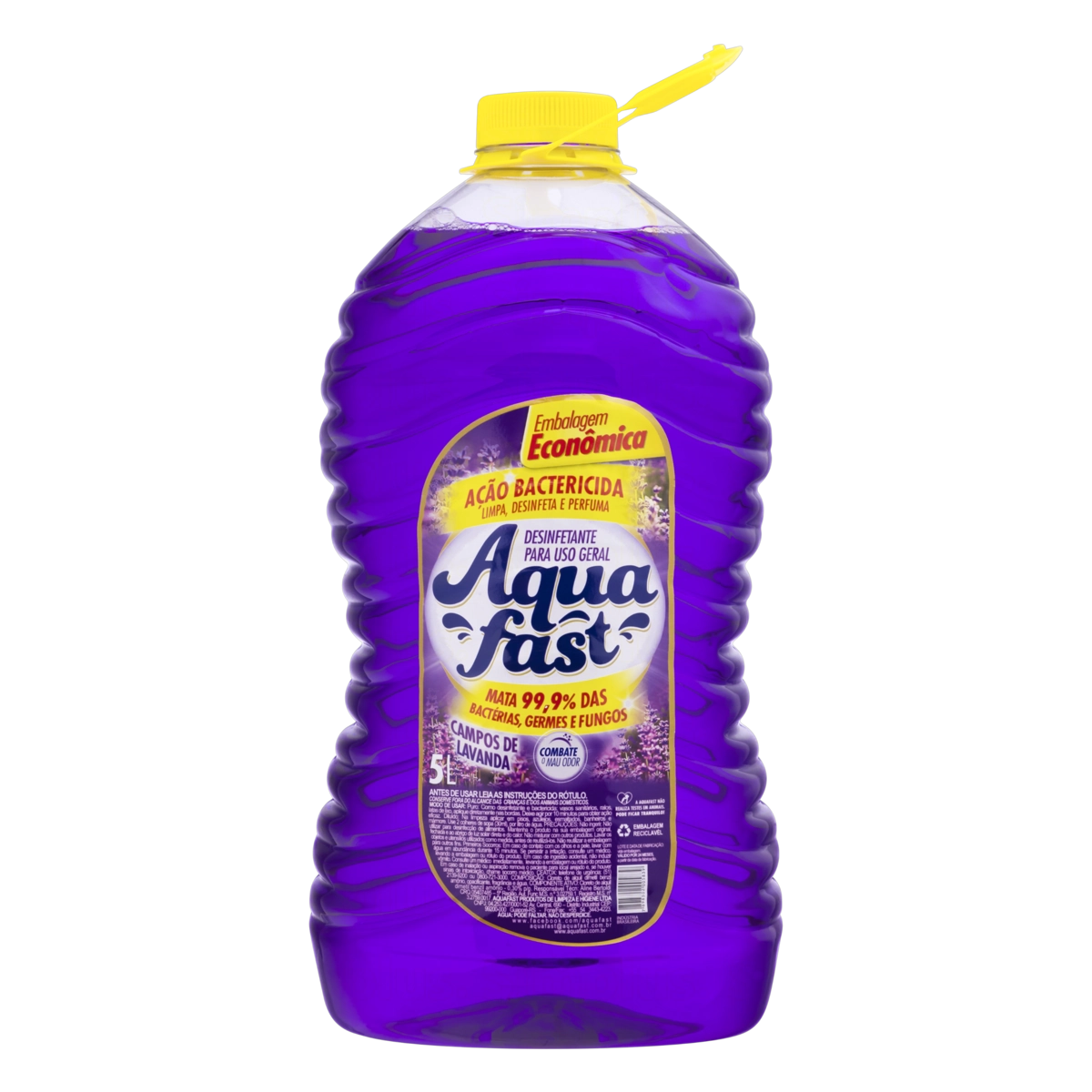 Desinfetante Uso Geral Campos De Lavanda Aquafast Galão 5l