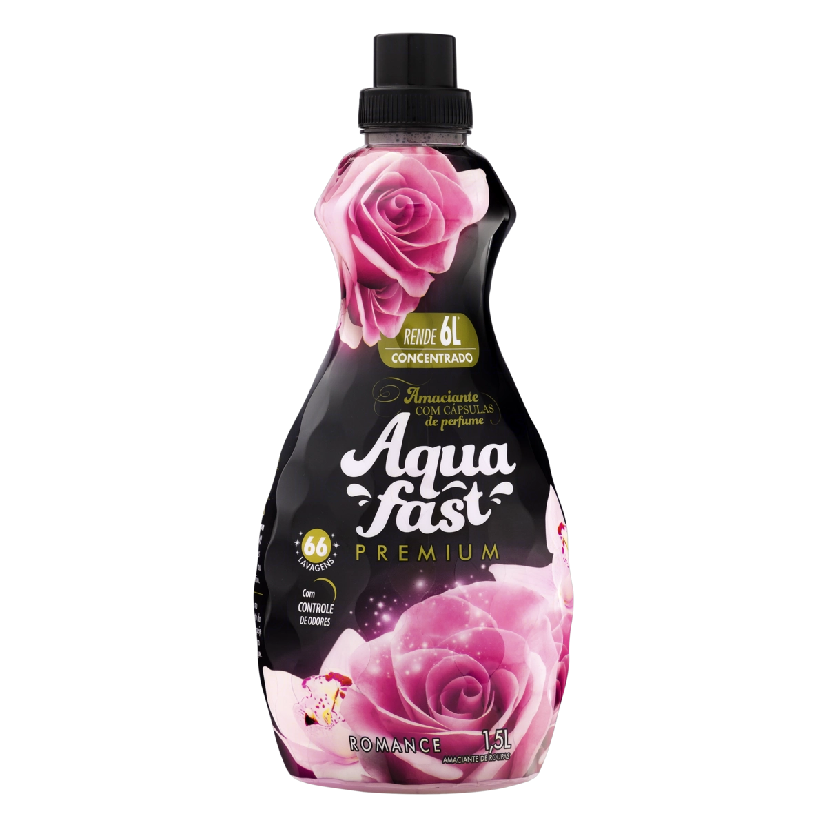 Amaciante De Roupa Concentrado Romance Aquafast Perfumaria Fina Frasco 1,5l
