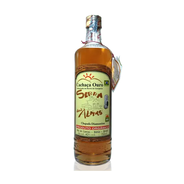 Aguardente Serra das Almas Ouro 670ml