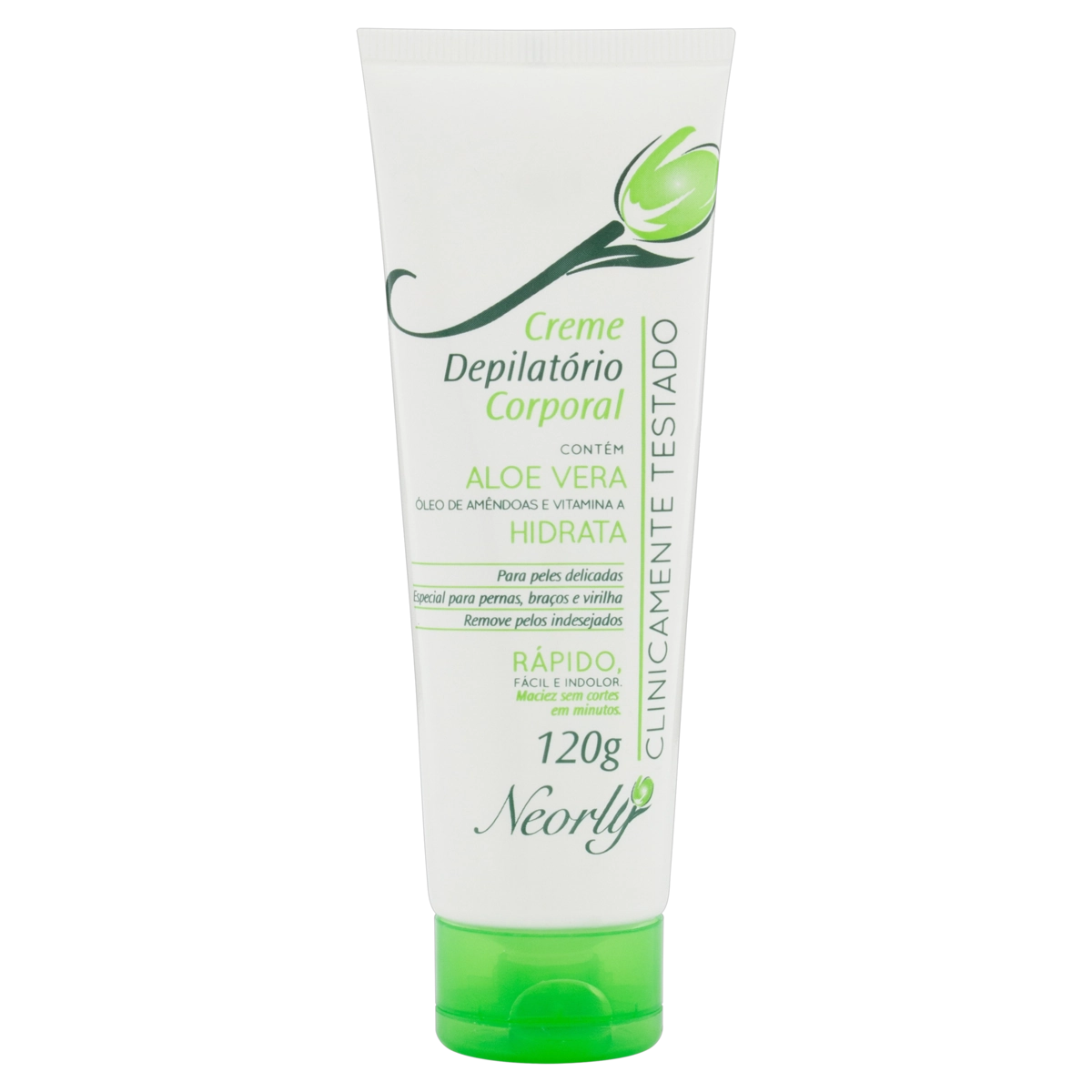 Creme Depilatório Corporal Aloe Vera Neorly Bisnaga 120g