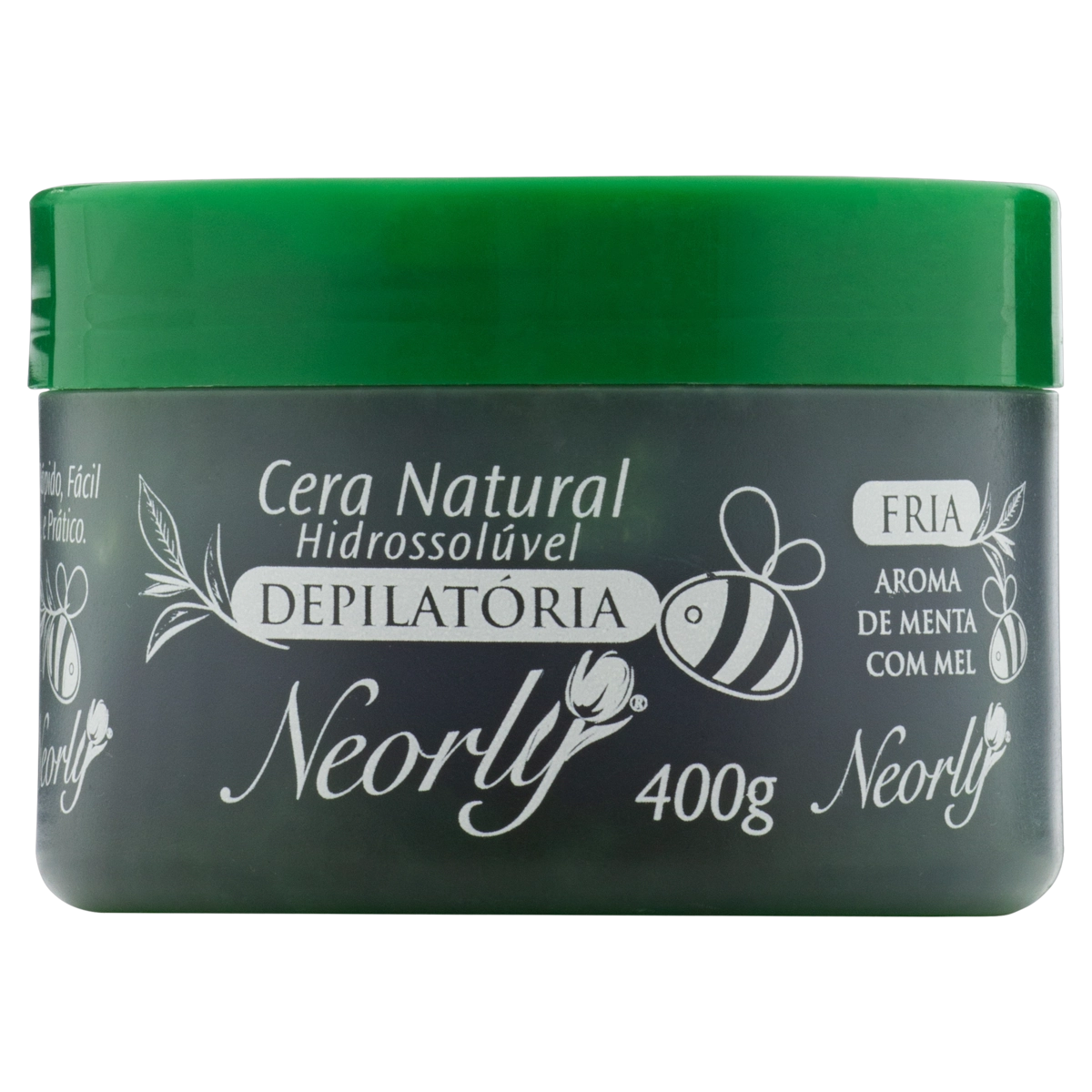 Cera Depilatória Natural Fria Menta Com Mel Neorly 400g
